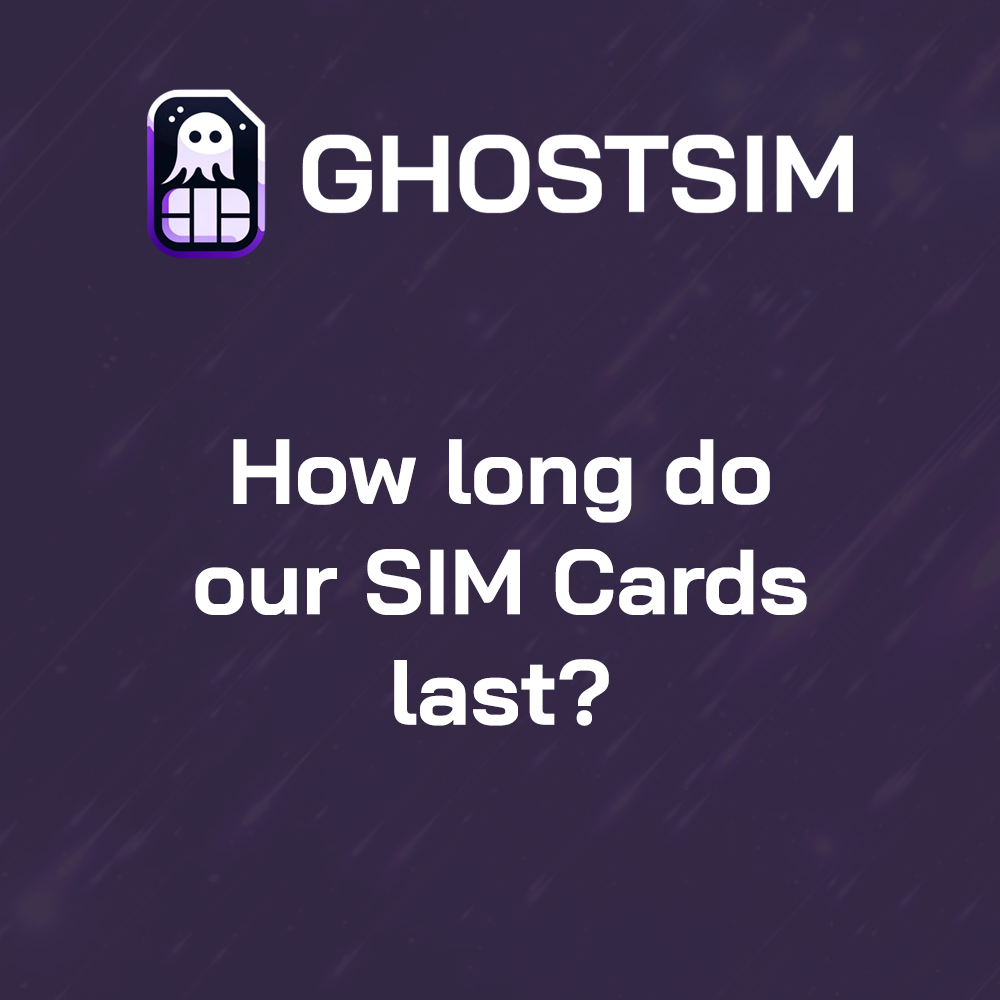 how long do our encrypted sim cards last